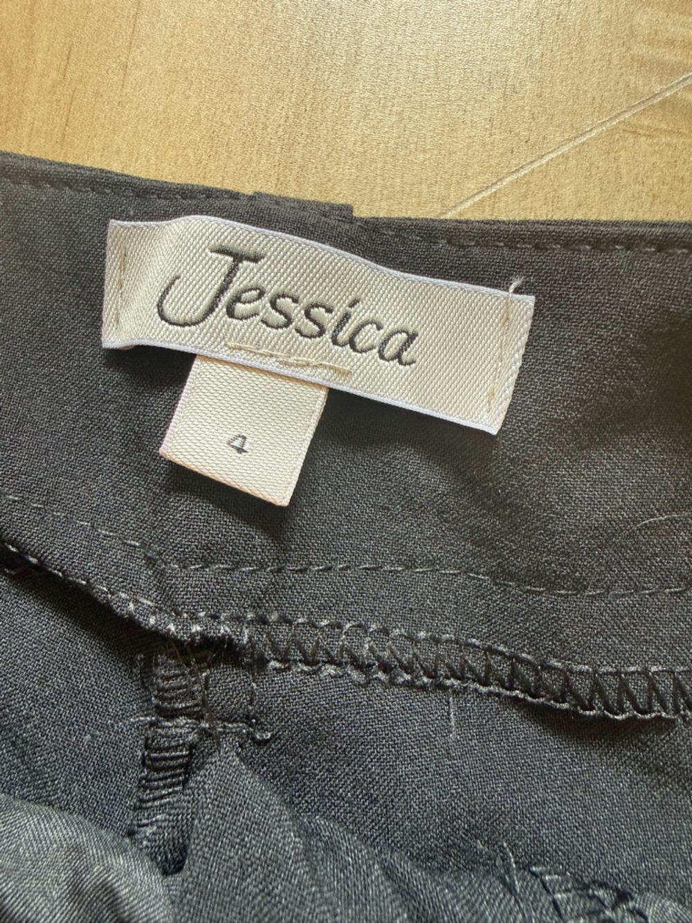 Vintage Jessica Black Bermuda Shorts with Button Detail Made In Canada - Picture 3 of 5